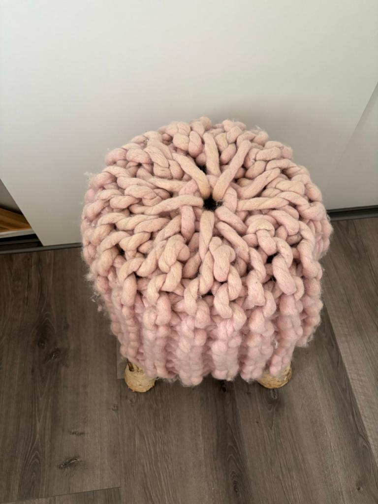 Gehaakt krukje- Zacc, Huis en Inrichting, Minder dan 50 cm, Rond, Ophalen of Verzenden, Zo goed als nieuw