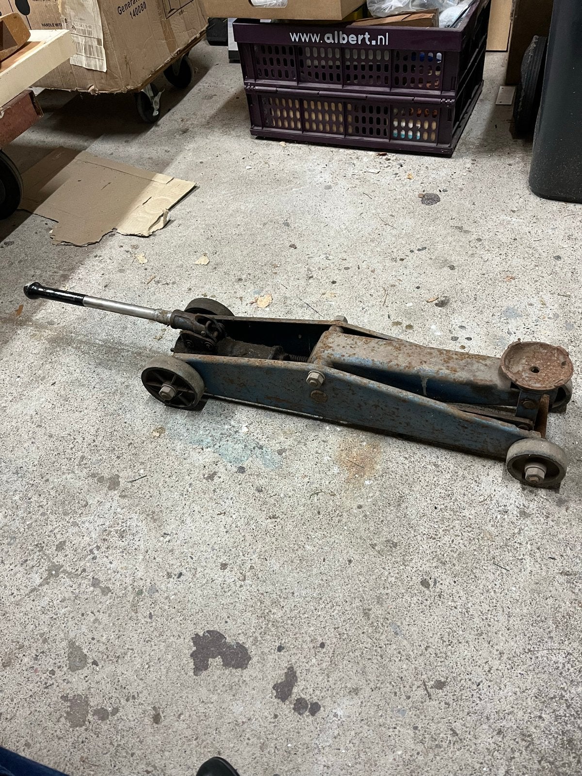 Oude garagekrik - Functioneel en robuust, Auto diversen, Ophalen, Gebruikt, Manueel, Garagekrik