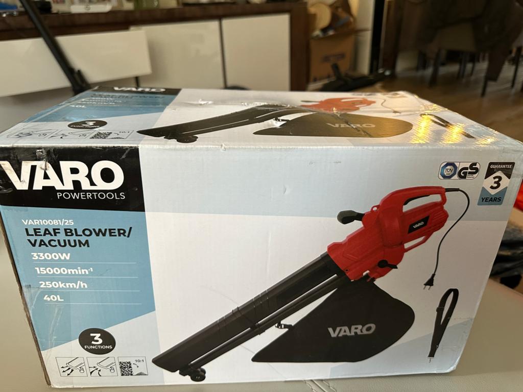 Varo blad blazer nieuw in doos, Tuin en Terras, Bladblazers, Ophalen of Verzenden, Nieuw, Elektrisch