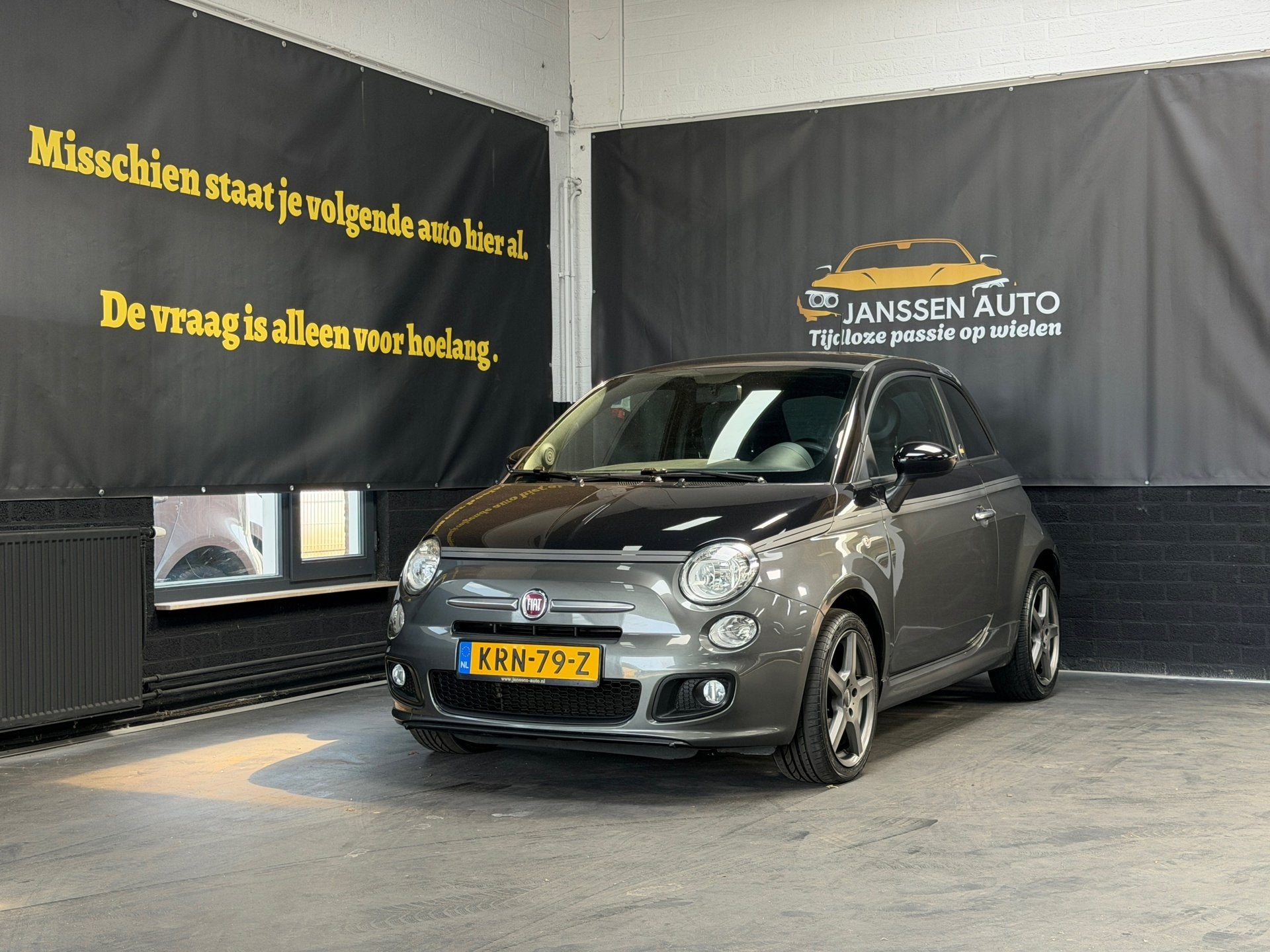 Fiat 500 1.2 GQ Edition | Leder | Climate | Two Tone | City, Auto's, Voorwielaandrijving, Gebruikt, 4 cilinders, 840 kg