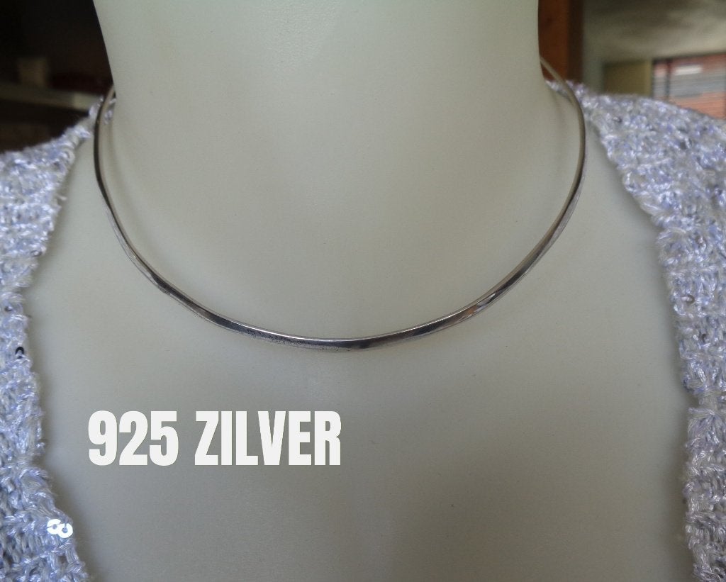 zilveren smalle spang ketting [833], Sieraden, Tassen en Uiterlijk, Verzenden, Zo goed als nieuw, Zilver, Zilver