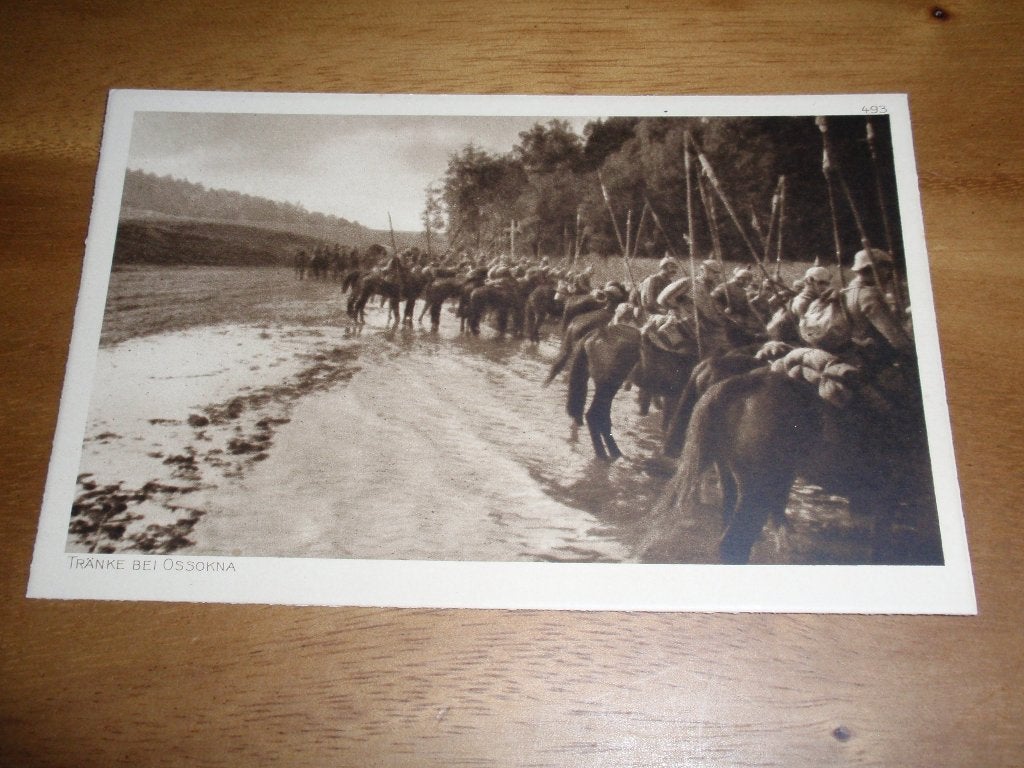 WO1 Tränke bei Ossokna, Rusland Oostfront Feldpost, Verzenden, Voor 1920, Ongelopen, Politiek en Historie