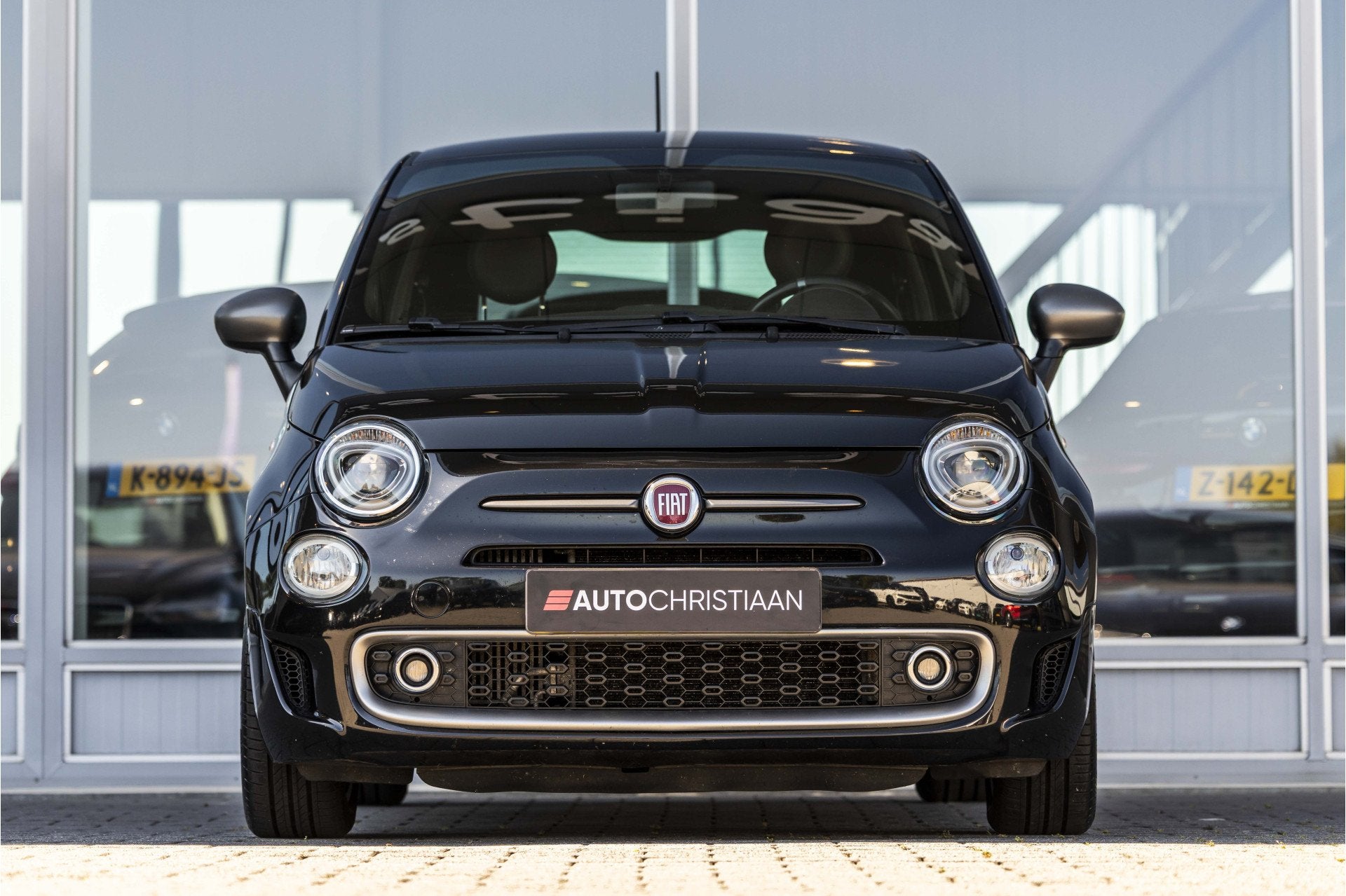 Fiat 500 0.9 TwinAir Turbo 500S | Navi | Leder | NL Auto, Auto's, Gebruikt, Leder en Stof, Origineel Nederlands, Bedrijf