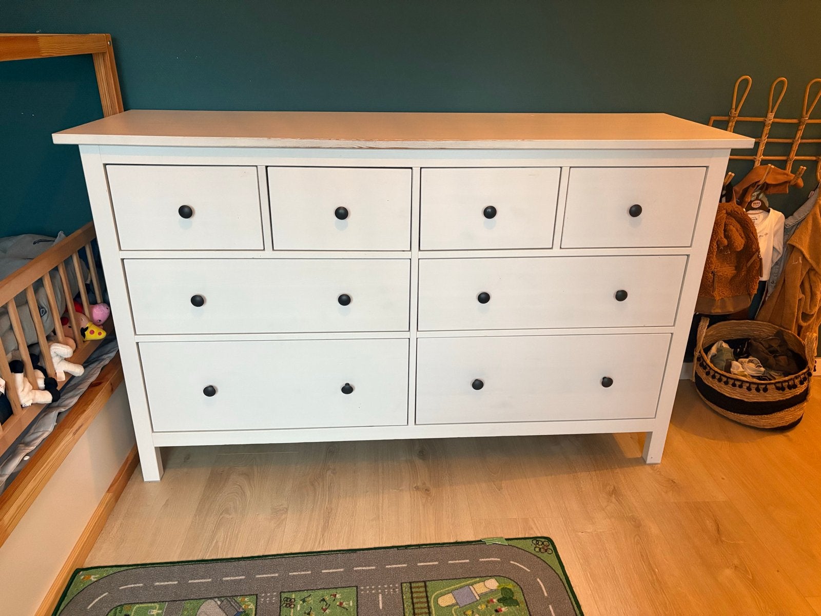 Complete Babykamer Set: Commode en Kledingkast, Ophalen, Gebruikt, 50 tot 70 cm, 100 cm of meer