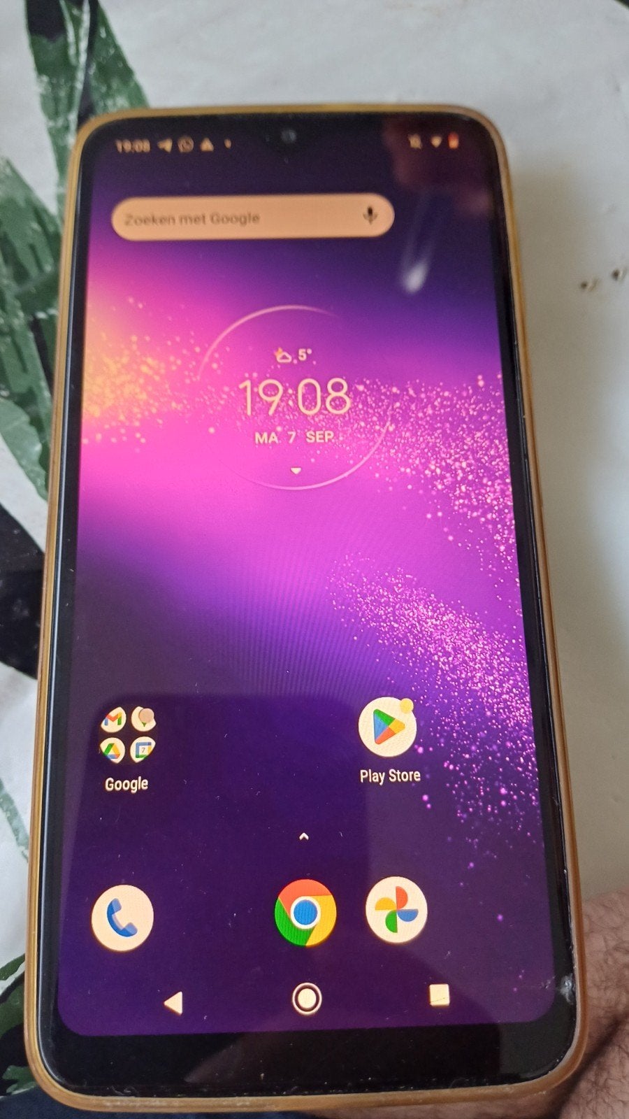Motorola One Macro - Gebruikt met lichte schade, Telecommunicatie, Mobiele telefoons | Overige merken, Ophalen of Verzenden, Gebruikt