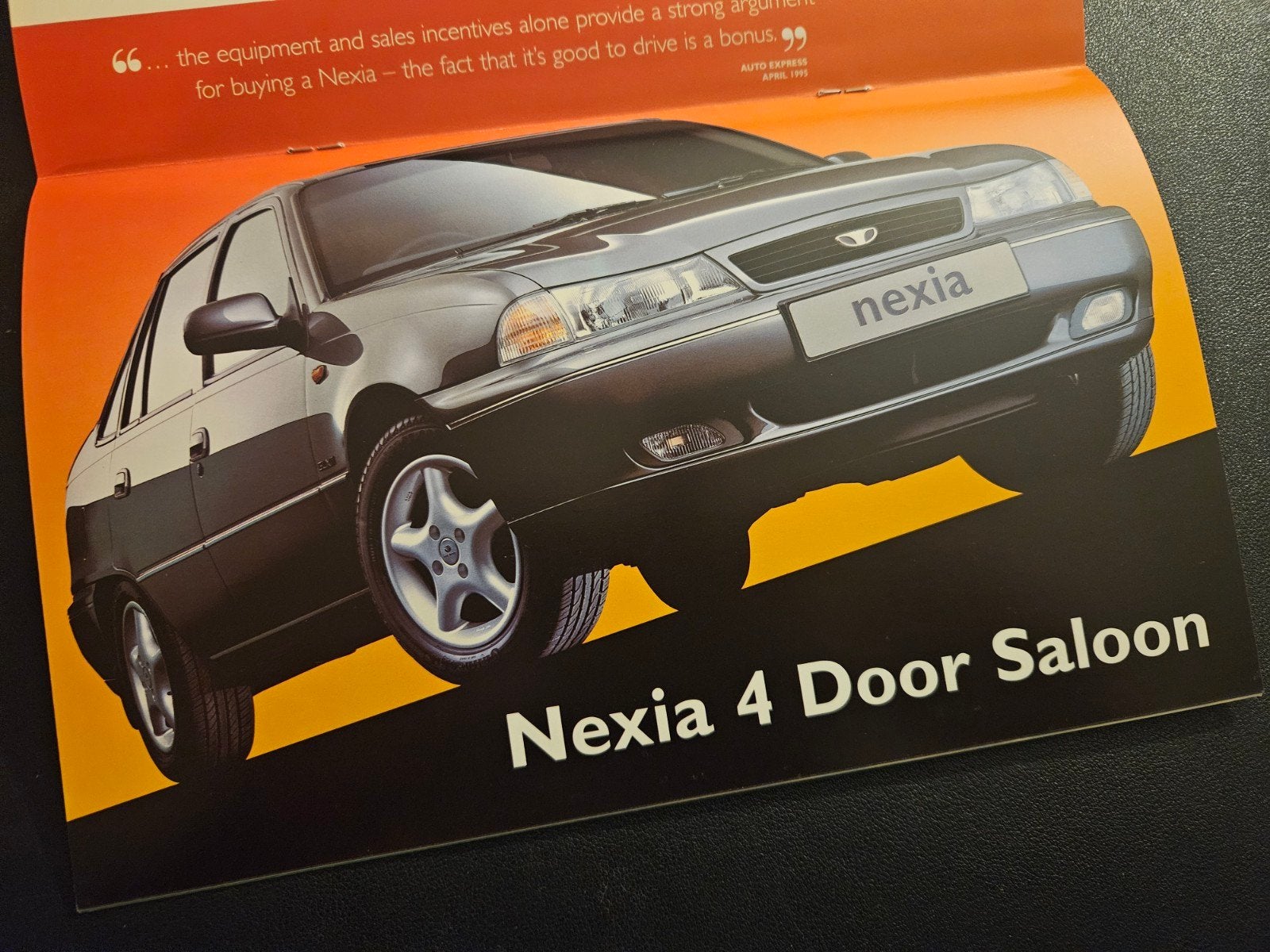 Brochure Daewoo Nexia & Espero 1996 UK, Verzenden, Zo goed als nieuw, Overige merken