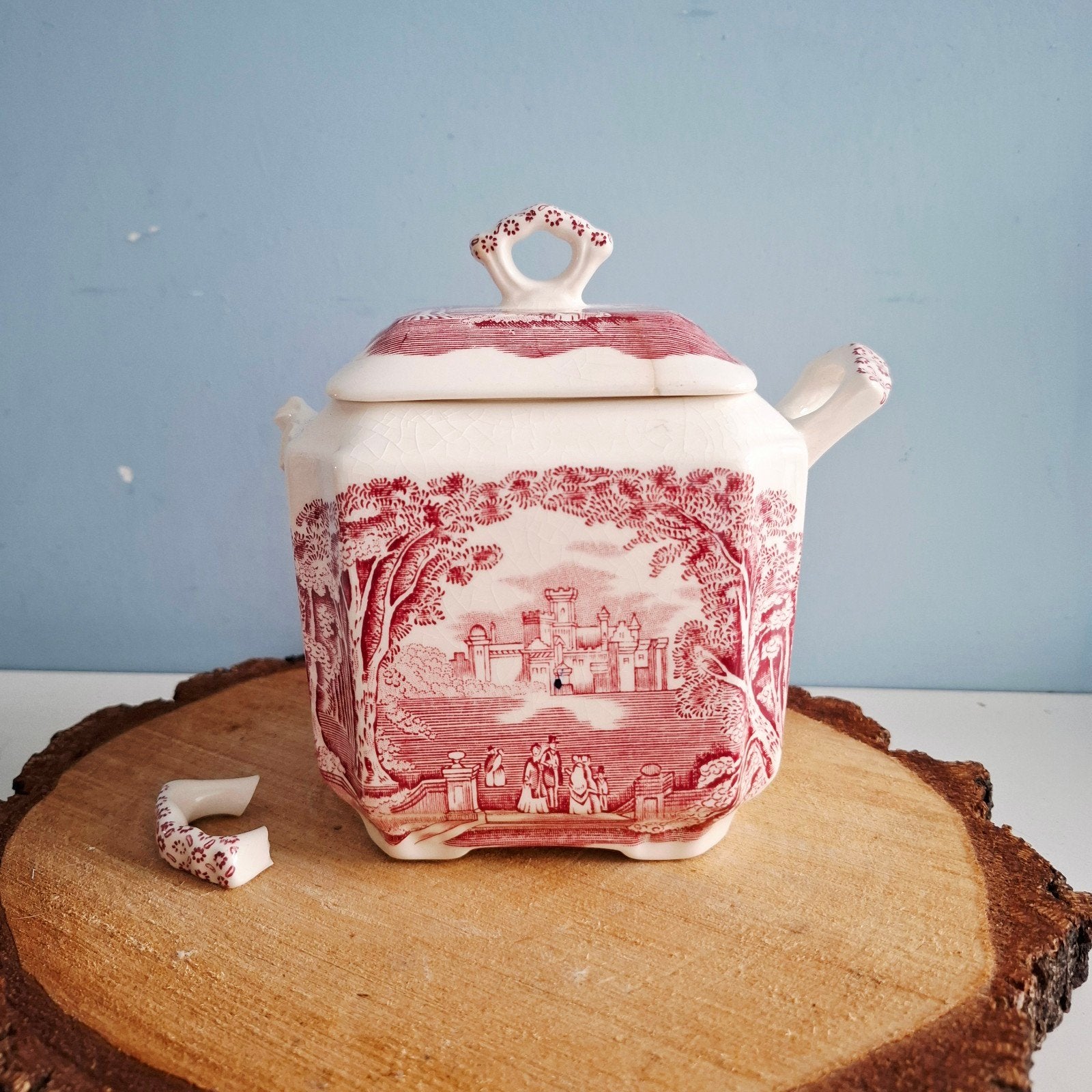 Mason's 'Vista', brocante suikerpot, Ophalen of Verzenden
