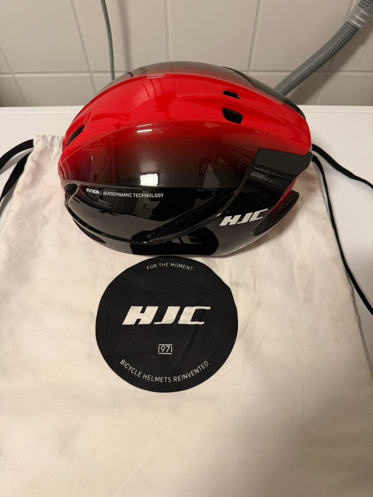 Hjc racefiets helm maat m, Ophalen of Verzenden, Zo goed als nieuw, M, Heer of Dame