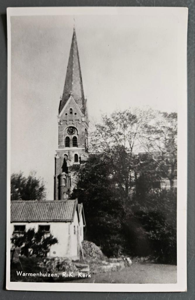 Oude Ansichtkaart Warmenhuizen, R.K. Kerk, Ophalen of Verzenden, Voor 1920, Ongelopen, Noord-Holland