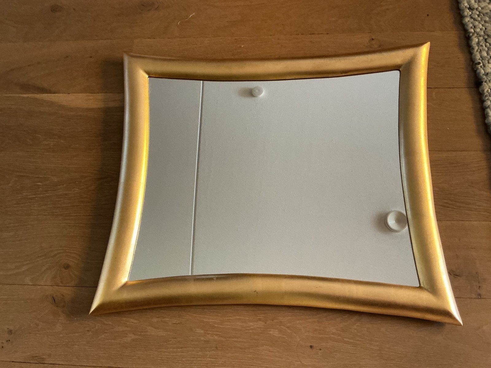 Gouden spiegel met unieke vorm, Ophalen, Zo goed als nieuw, Minder dan 100 cm, Overige vormen