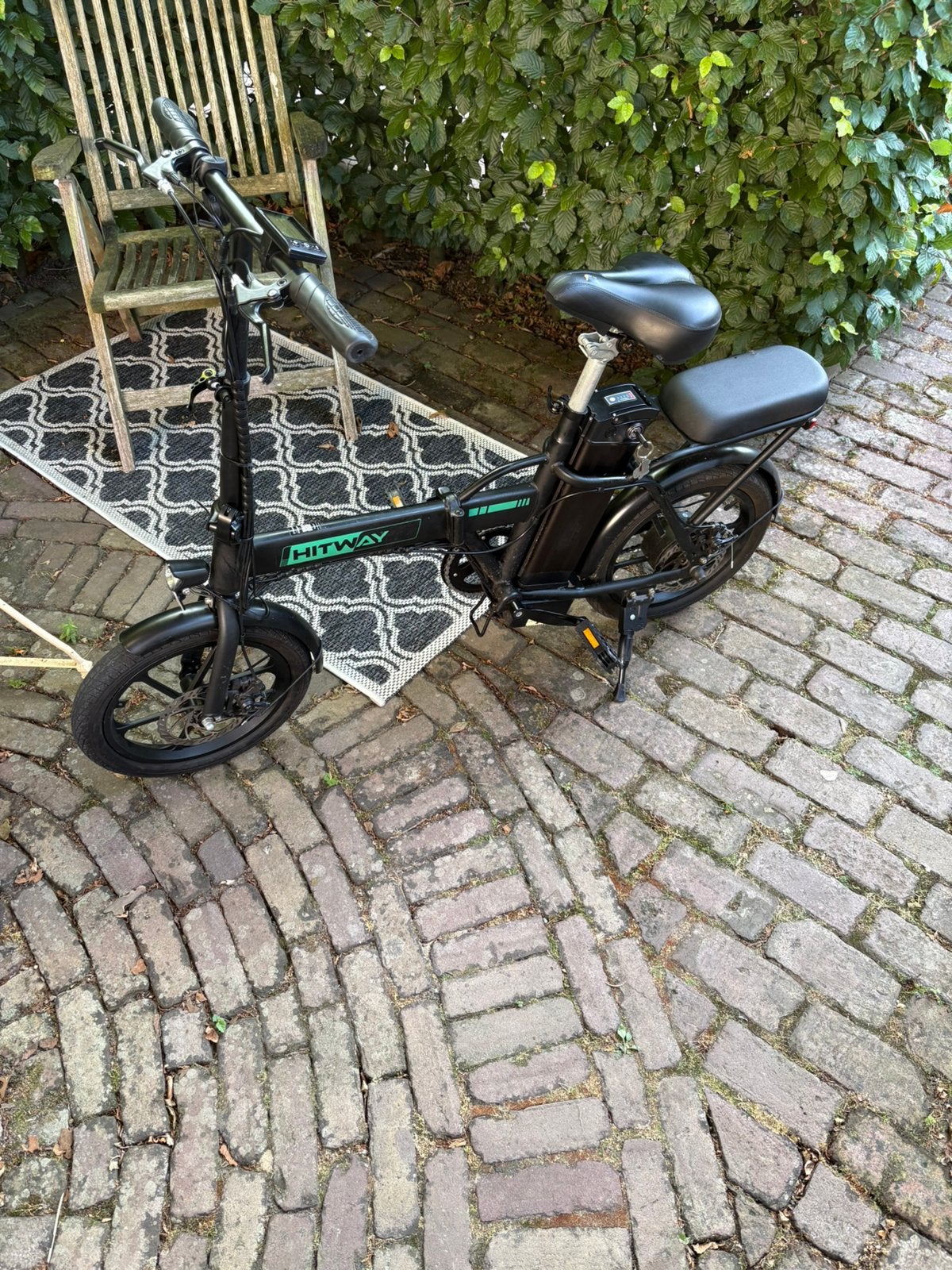Hitway BK5 elektrische vouwfiets, 14 tot 16 inch, Zo goed als nieuw, Totaal opvouwbaar, Schijfrem