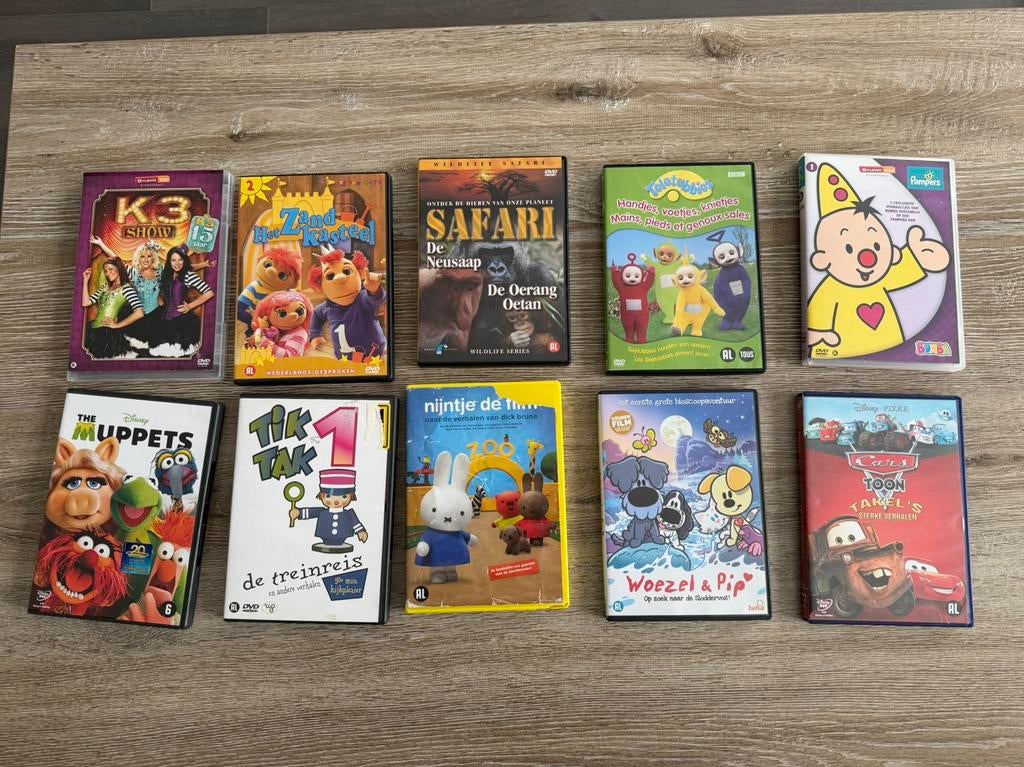 Verschillende Kinderfilms (dvd) 10 x, Tekenfilm, Alle leeftijden, Kinderprogramma's en -films, Ophalen of Verzenden