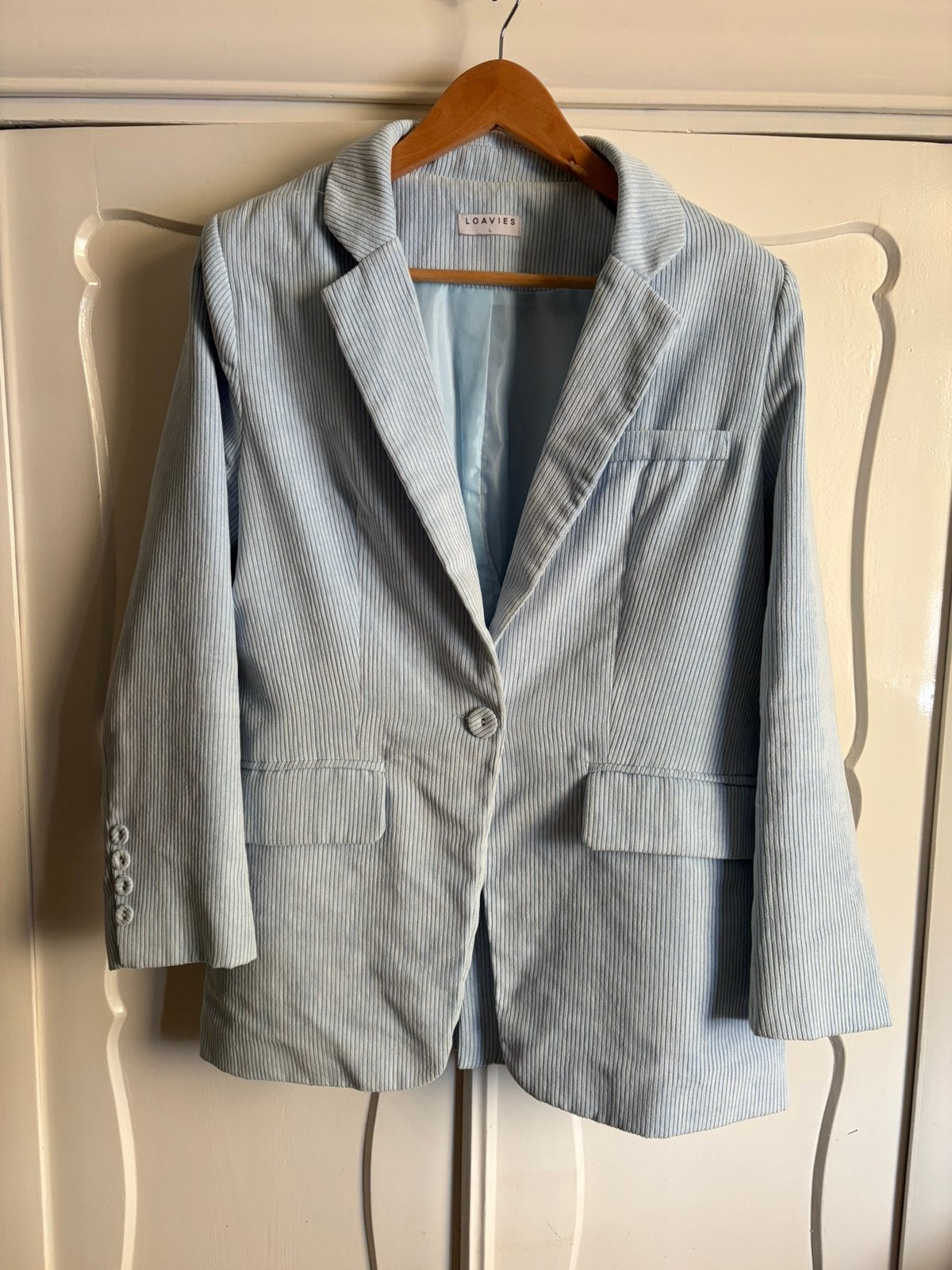 Loavies ribblazer maat L dames, Verzenden, Zo goed als nieuw, Maat 42/44 (L), Blauw