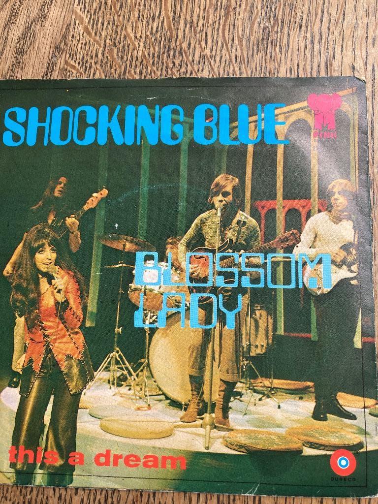 7" single Shocking Blue Blossom Lady Pink label, Gebruikt, 7 inch, Single, 1970 - 1979
