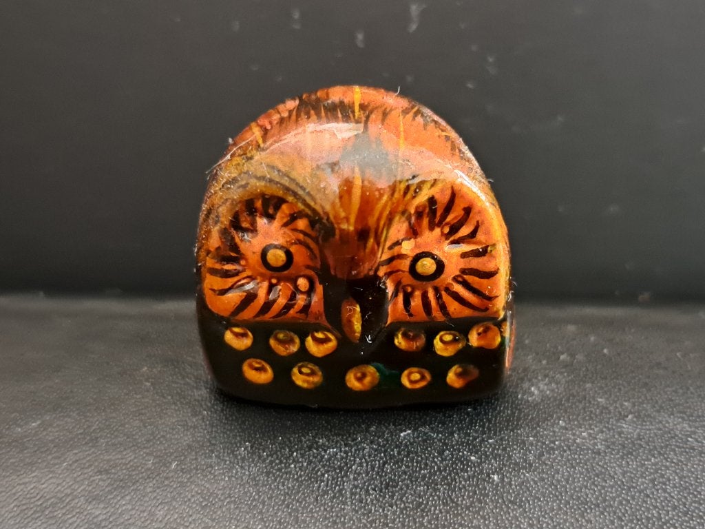 Leuke handgeschilderde uil decoratie, Ophalen of Verzenden, Gebruikt, Dier