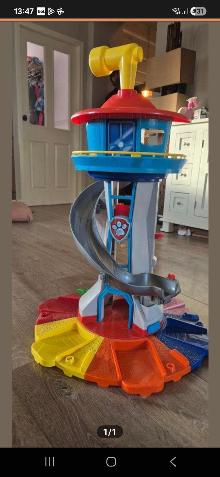 Paw Patrol Uitkijktoren Speelset, Ophalen of Verzenden, Gebruikt, Jongen of Meisje