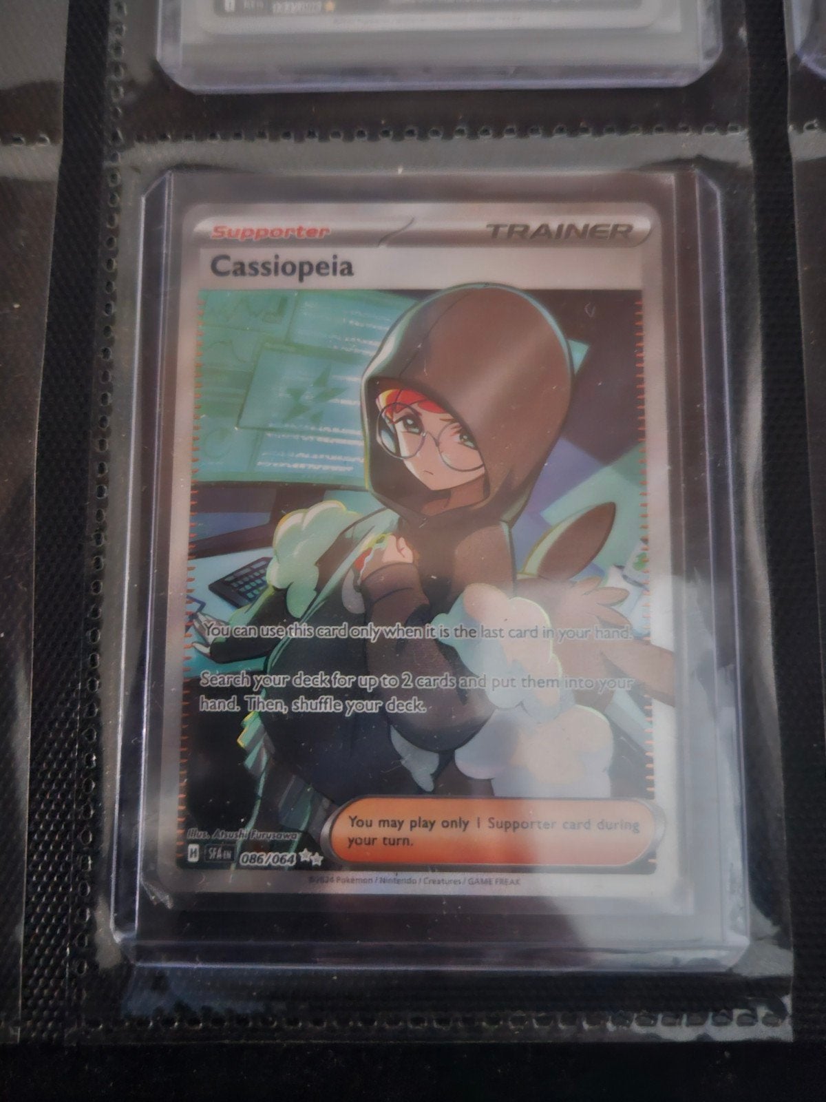 Pokemon Cassiopeia 086/064 Shrouded Fable, Ophalen of Verzenden, Zo goed als nieuw, Losse kaart, Foil