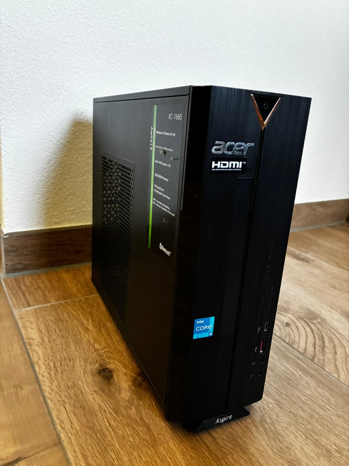 Acer Aspire XC-1660 desktop in nieuwstaat, Panasonic, 50 Hz, Ophalen of Verzenden, Zo goed als nieuw