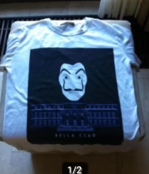 Heren T shirt Frilivin maat S wit, Ophalen, Zo goed als nieuw, Maat 46 (S) of kleiner, Wit