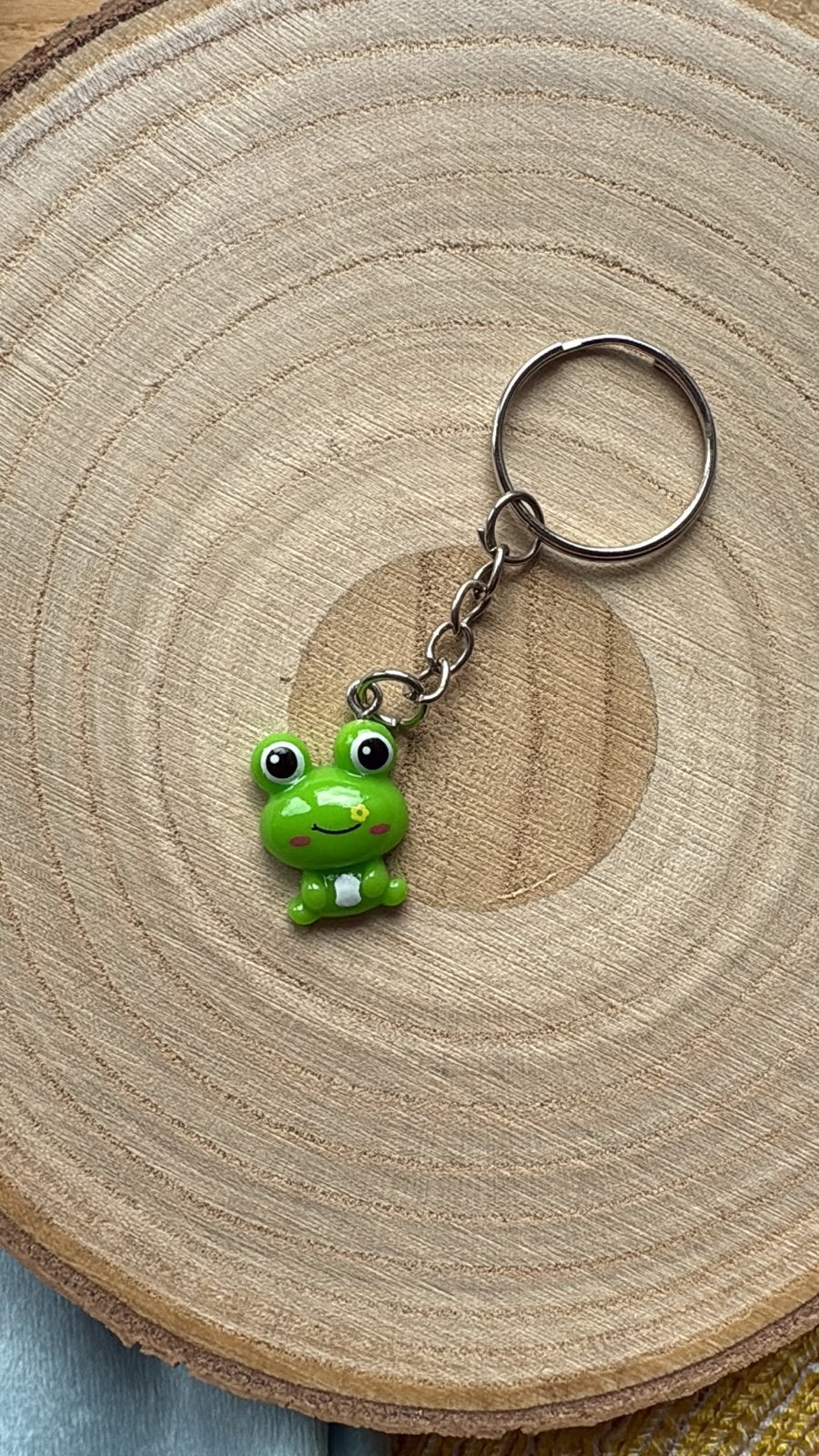 Nieuwe Sleutelhanger Kikker - Leuke Groene Kikker, Verzenden, Nieuw, Dier of Natuur