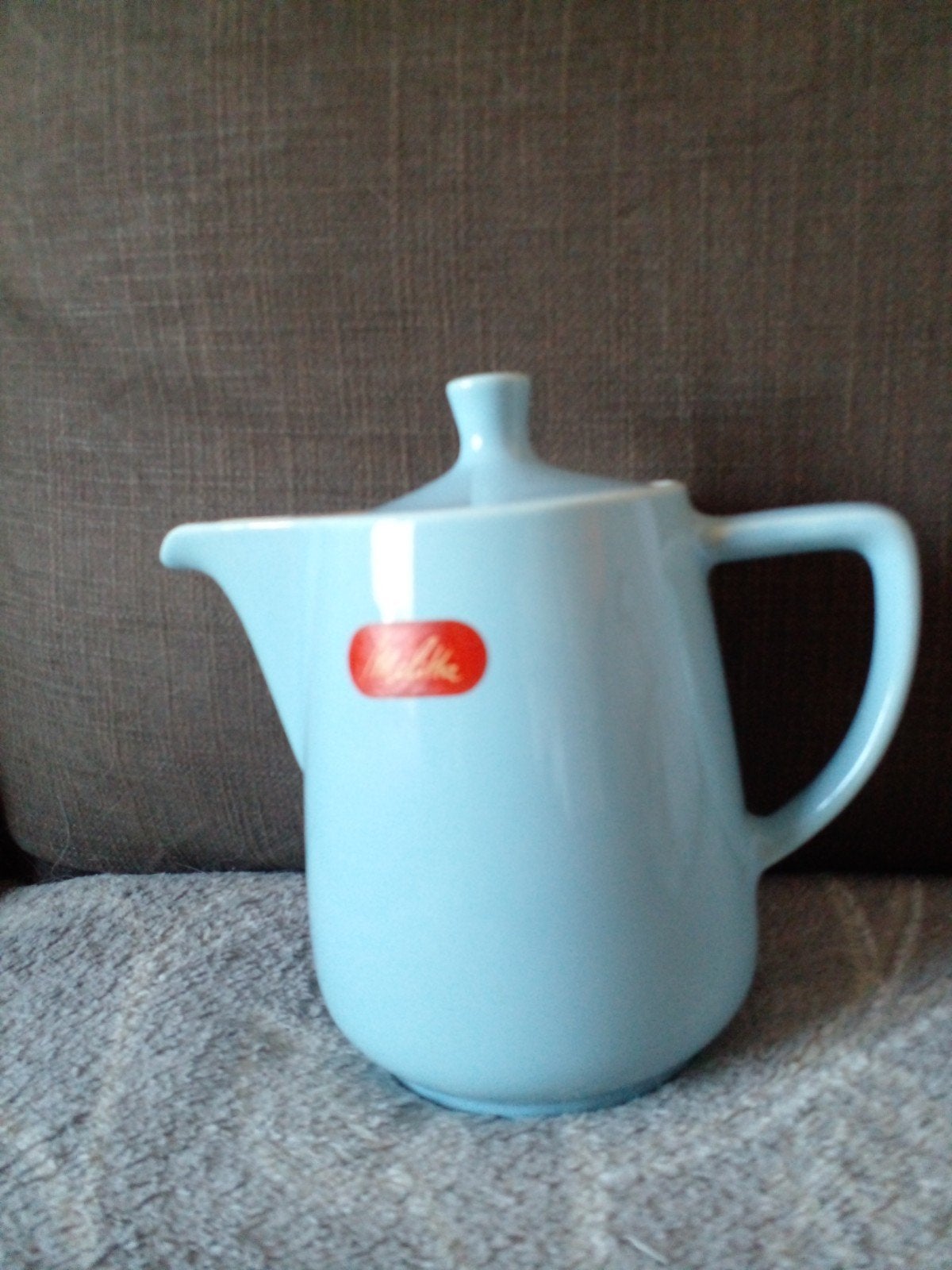 Melitta koffiekan/theepot - lichtblauw, Ophalen of Verzenden