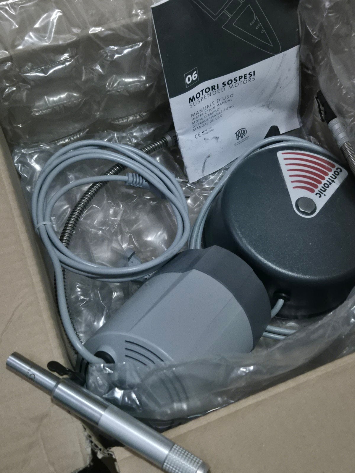 Hangmotor Faro Nieuw + handstuk, Ophalen of Verzenden, Nieuw, Elektromotor