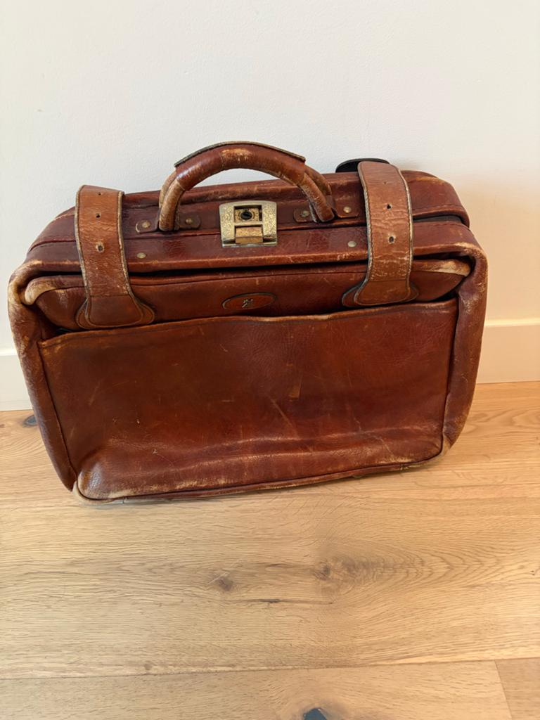 Originele Vintage The Bridge Koffer - Handbagage (48x30), Ophalen, Gebruikt, Minder dan 35 cm, Minder dan 50 cm