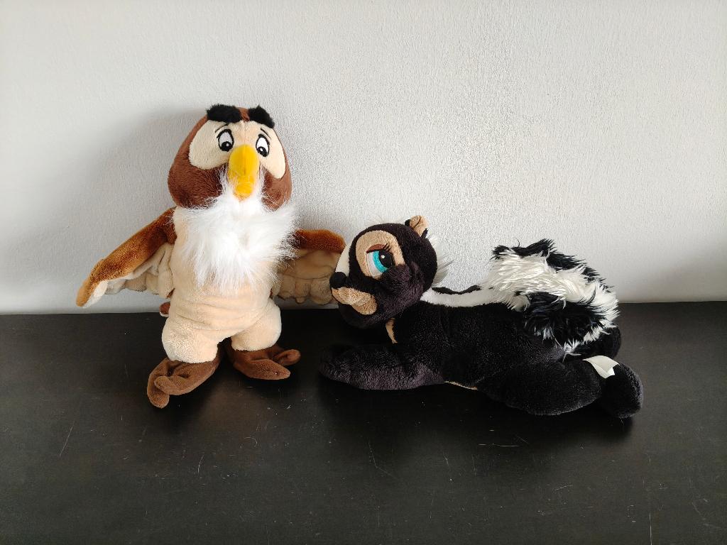 Disney Bambi uil en bloempje, Verzamelen, Ophalen, Bambi of Dumbo, Zo goed als nieuw, Overige typen