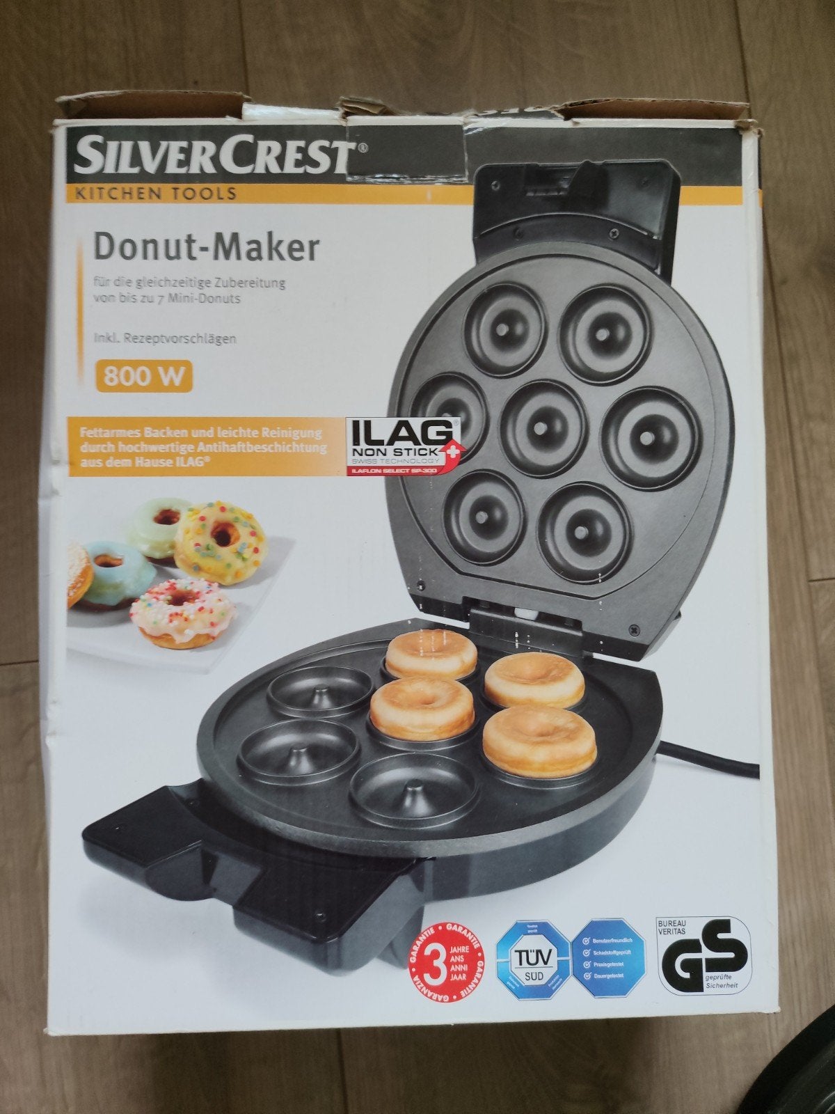 Donut Maker - SilverCrest (800W), Ophalen of Verzenden, Zo goed als nieuw