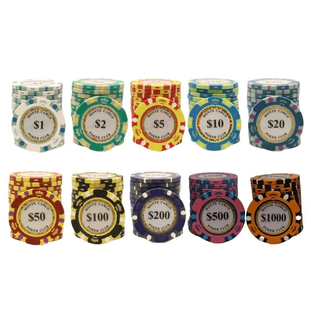 Poker fiches - Poker chips - Poker fiches met waarde - Poker, Cave & Garden, Verzenden, Nieuw, Kouwe Hoek 1B, Waddinxveen