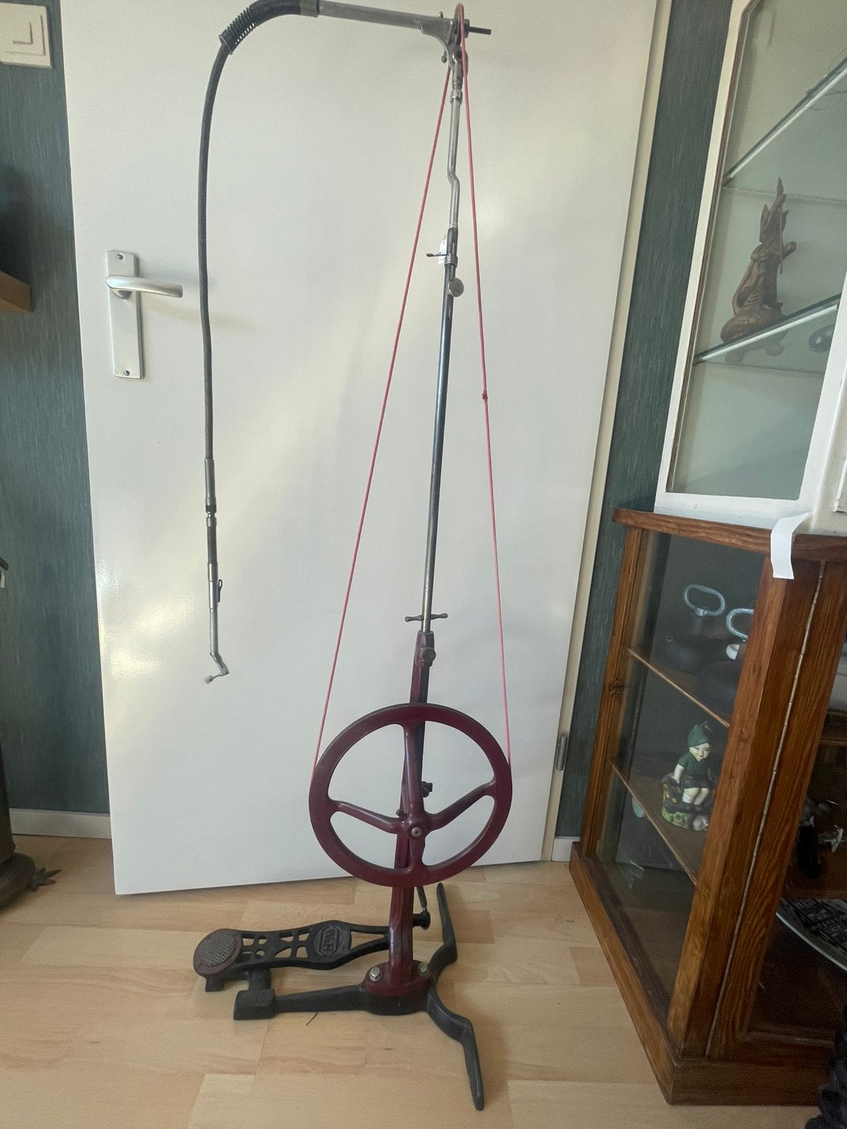 Antieke tandartsboor, Ophalen