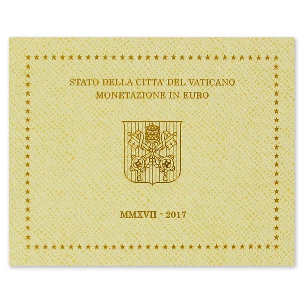 BU set Vaticaan 2017 Blister - 1 cent tm 2 euro, Ophalen of Verzenden, Vaticaanstad, Overige waardes, Setje