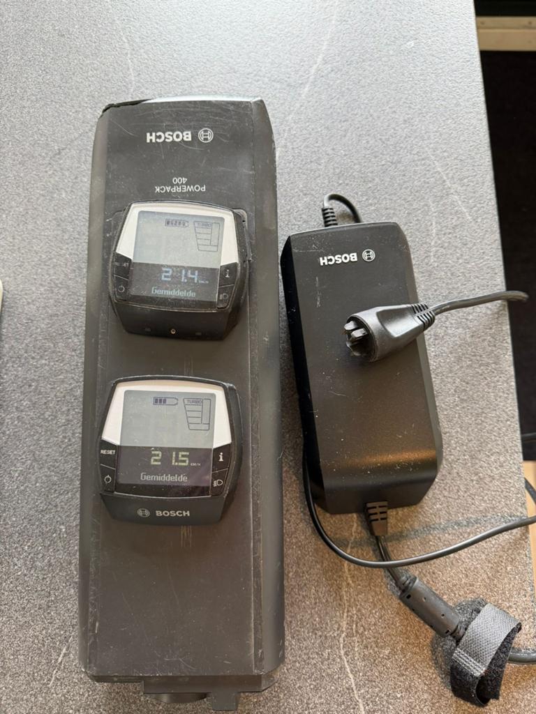 Bosch PowerPack 400 E-bike Accu + Originele 4A Lader, Fietsen en Brommers, Ophalen, Gebruikt