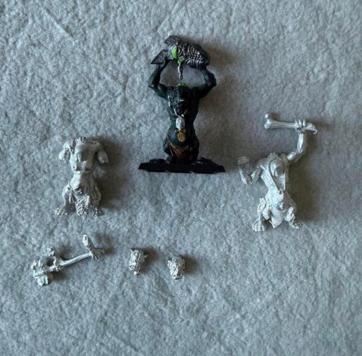 Warhammer sourbreath trolls (2x metal 1x plastic), Hobby en Vrije tijd, Wargaming, Ophalen of Verzenden, Zo goed als nieuw, Warhammer