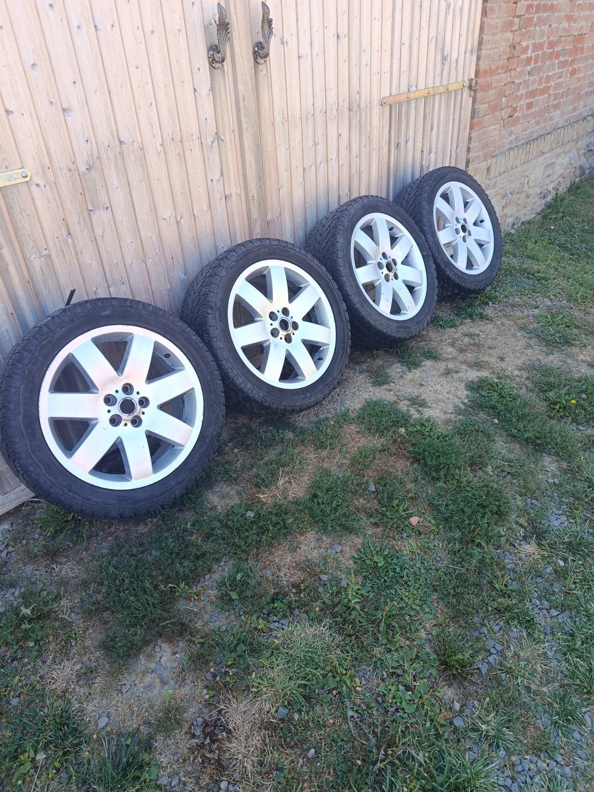 Land Rover L322 BMW X5 velgen 20" 275/45-20 5x120, Ophalen, Gebruikt, 275 mm, Banden en Velgen
