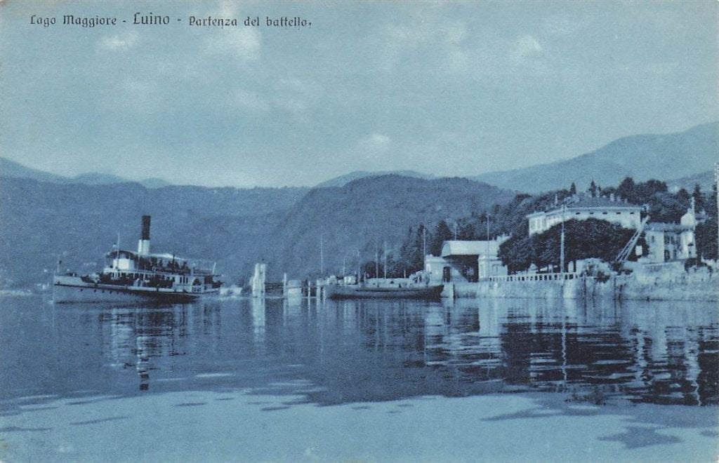 702-318-015 Lago Maggiore Luino Partenza Del Battello, Verzenden, Voor 1920, Frankrijk