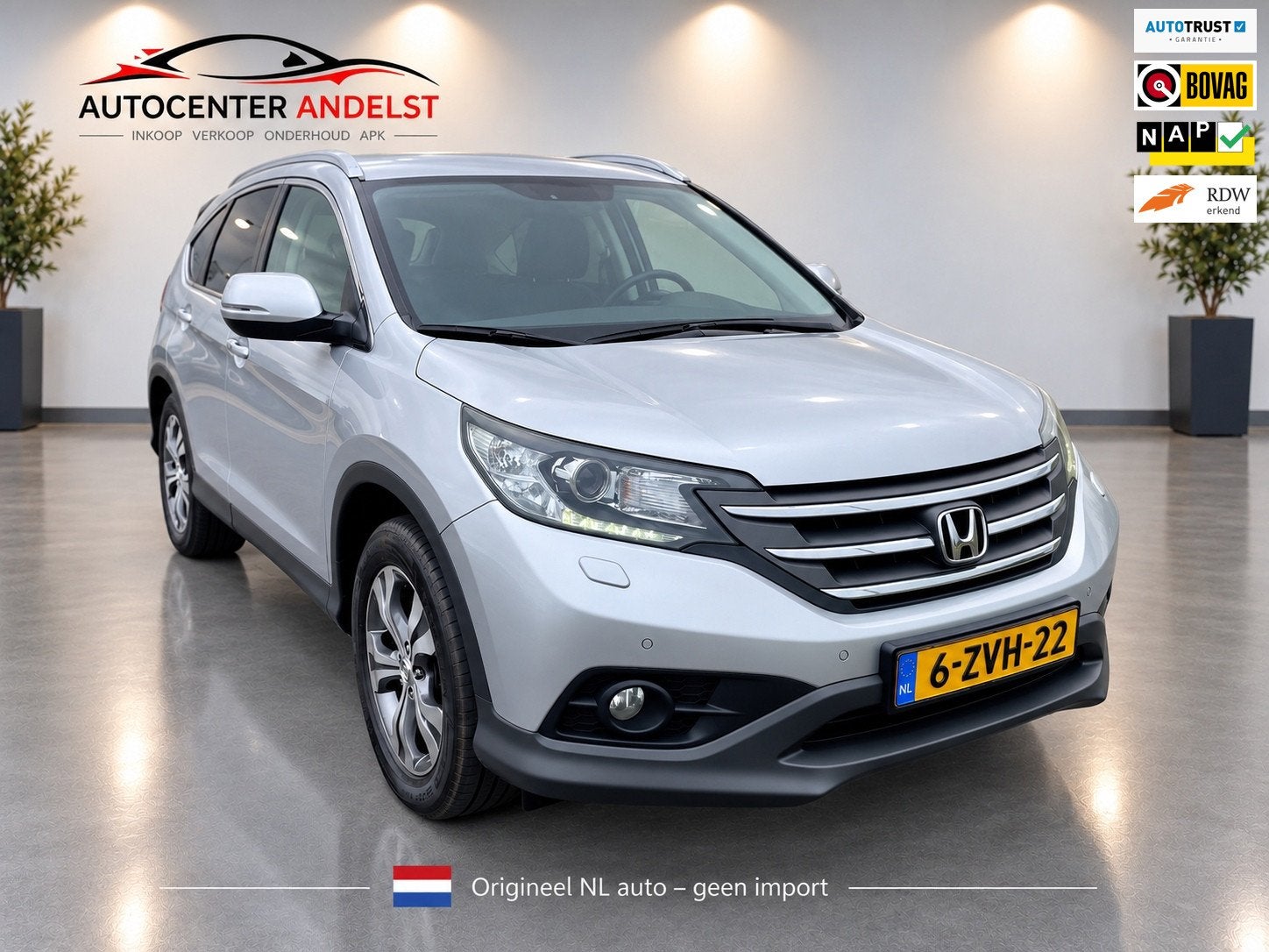 Honda CR-V 1.6D Lifestyle, Trekhaak, Cam, Pdc, Navi, Stoelvr, Auto's, Euro 5, Gebruikt, Zwart, 4 cilinders