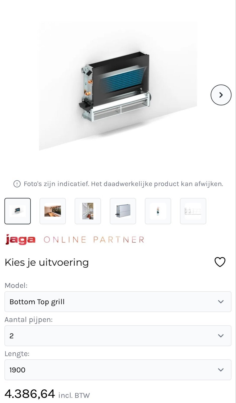 Jaga Briza 26 HP Basis - Nieuw in doos, 30 tot 80 cm, Hoog rendement (Hr), Overige typen, Nieuw