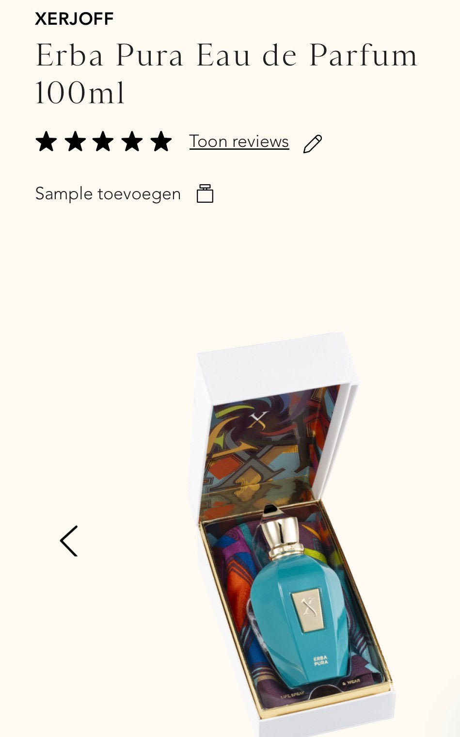 Xerjoff Erba Pura Eau de Parfum 100ml, Ophalen of Verzenden, Nieuw