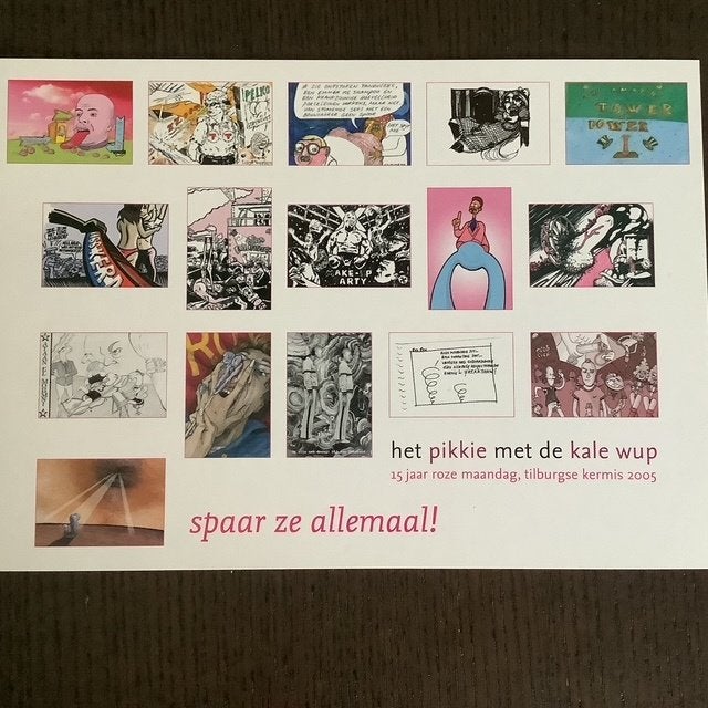 Het pikkie met de kale wup-15jr. Roze Maandag Tilburg Kermis, Ophalen, 1980 tot heden, Ongelopen, Cultuur en Media