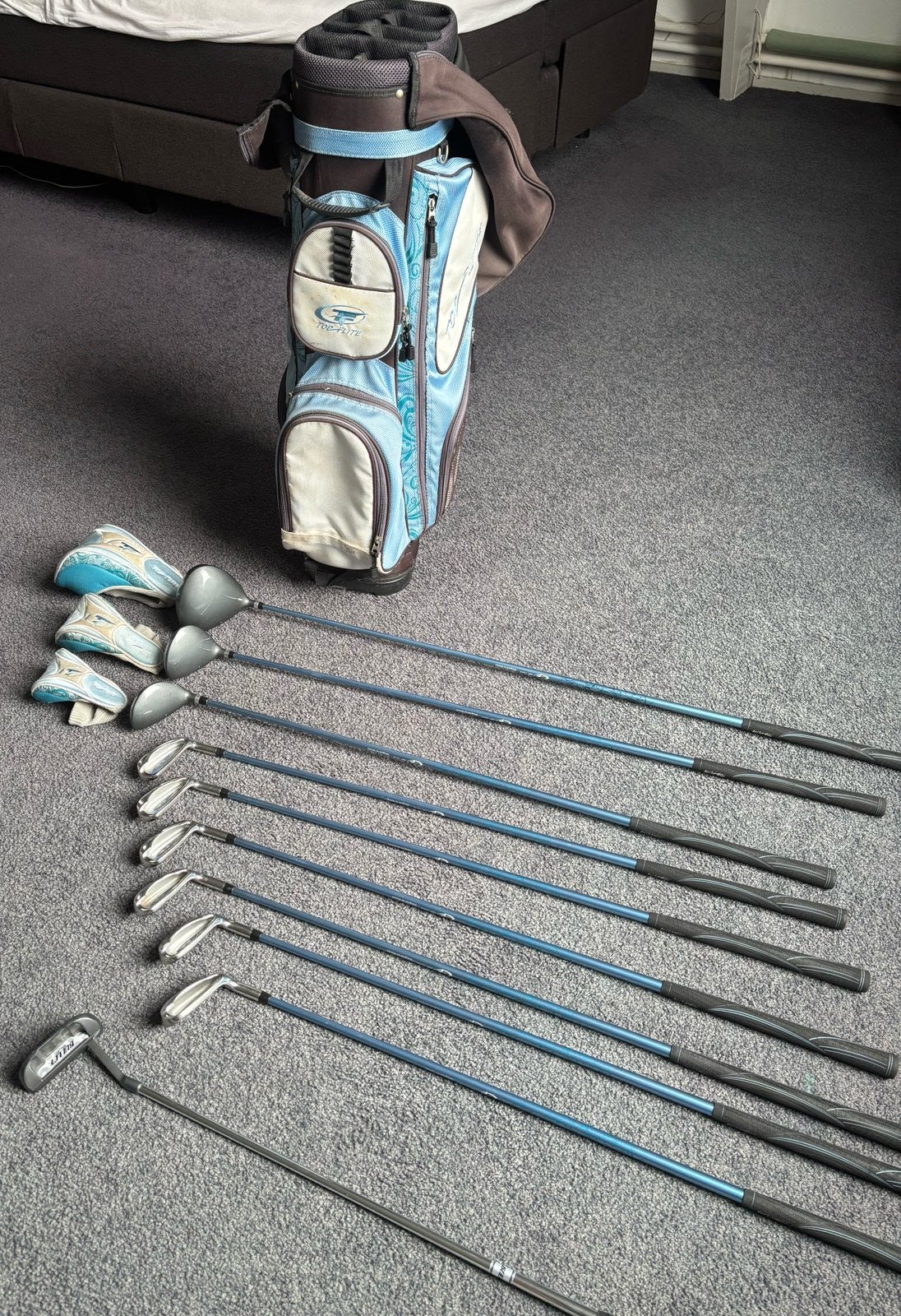 Topflite complete golfset, graphite voor dames, Sport en Fitness, Golf, Ophalen, Gebruikt, Set