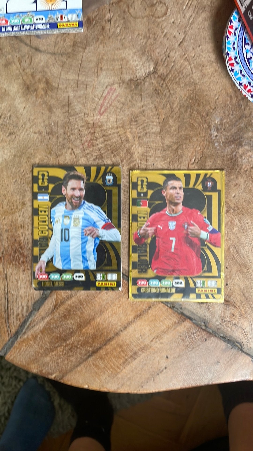 Golden baller wk ronald en messi, Ophalen of Verzenden, Nieuw, Meerdere kaarten