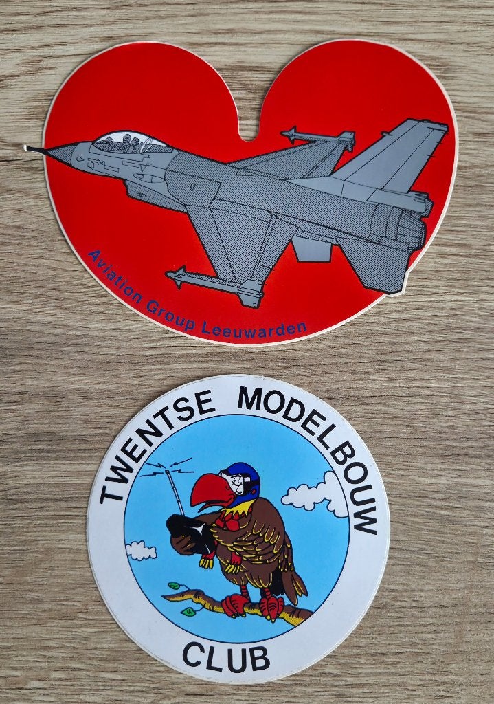 stickers Luchtmacht KLu 43, Verzamelen, Stickers, Ophalen of Verzenden, Zo goed als nieuw, Overige typen