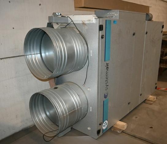 Systemair professionele ventilatie-unit WTW systeem nieuwe, Ophalen, Gebruikt, Ventilator en Afzuiger