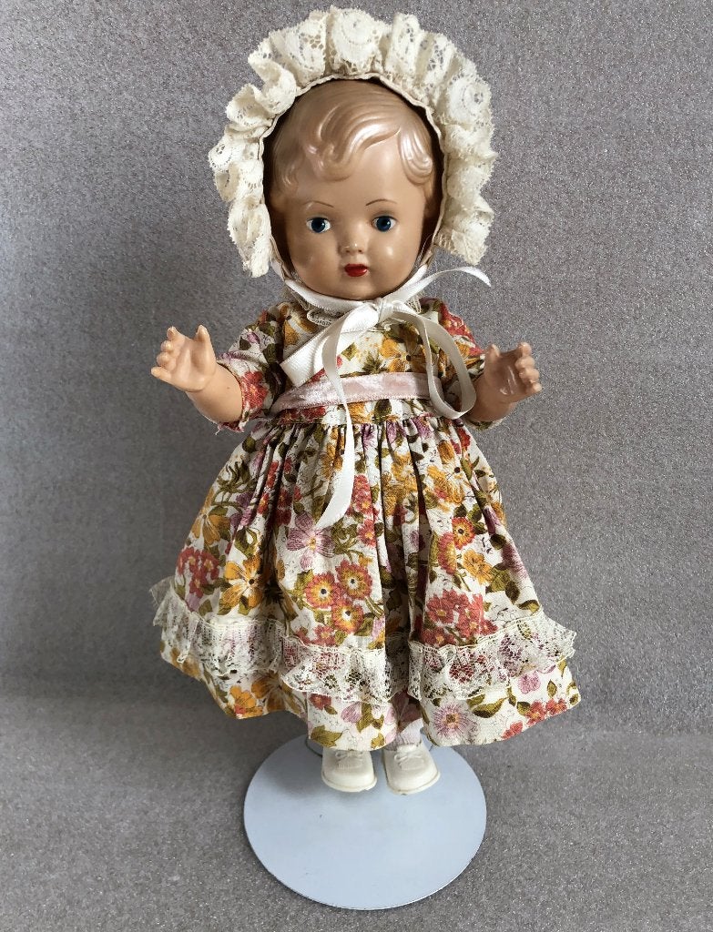 Vintage Celluloid JK KOGE Pop 29 cm, Ophalen of Verzenden, Gebruikt, Pop