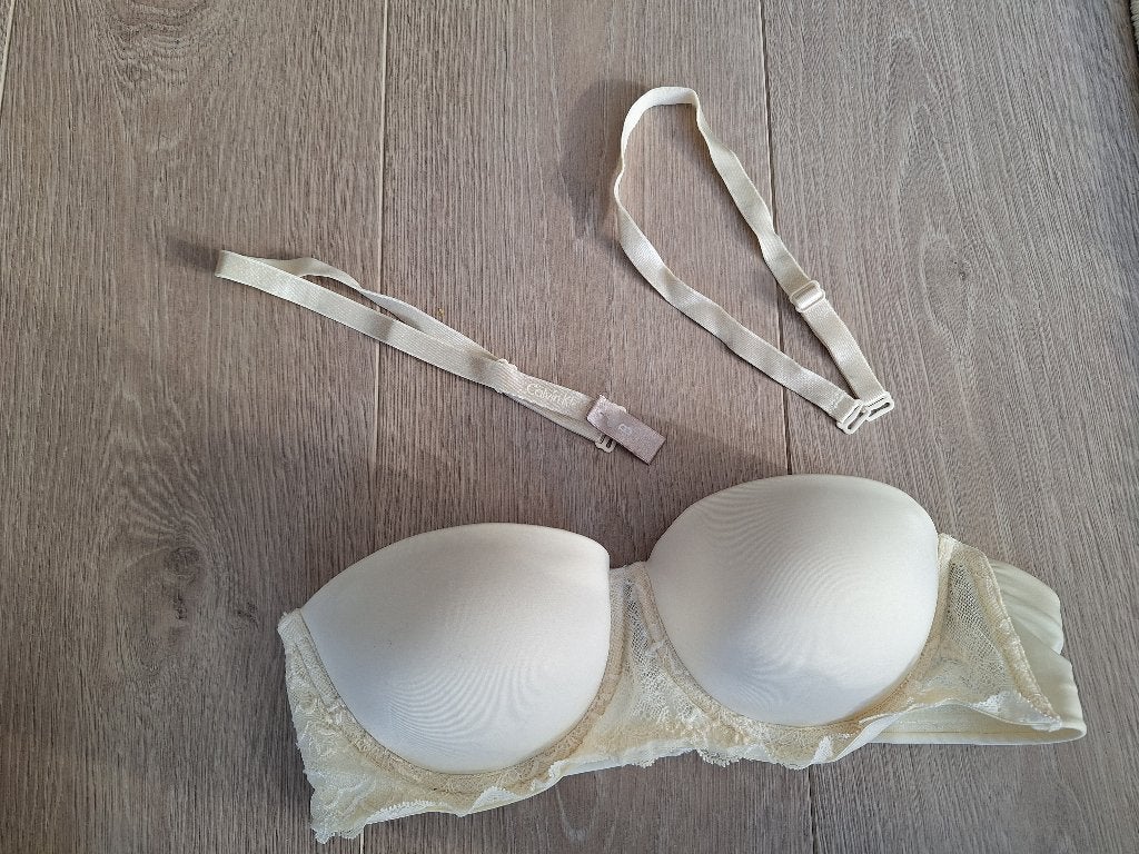 Calvin Klein BH - maat 36B, Calvin Klein, Ophalen of Verzenden, Wit, BH