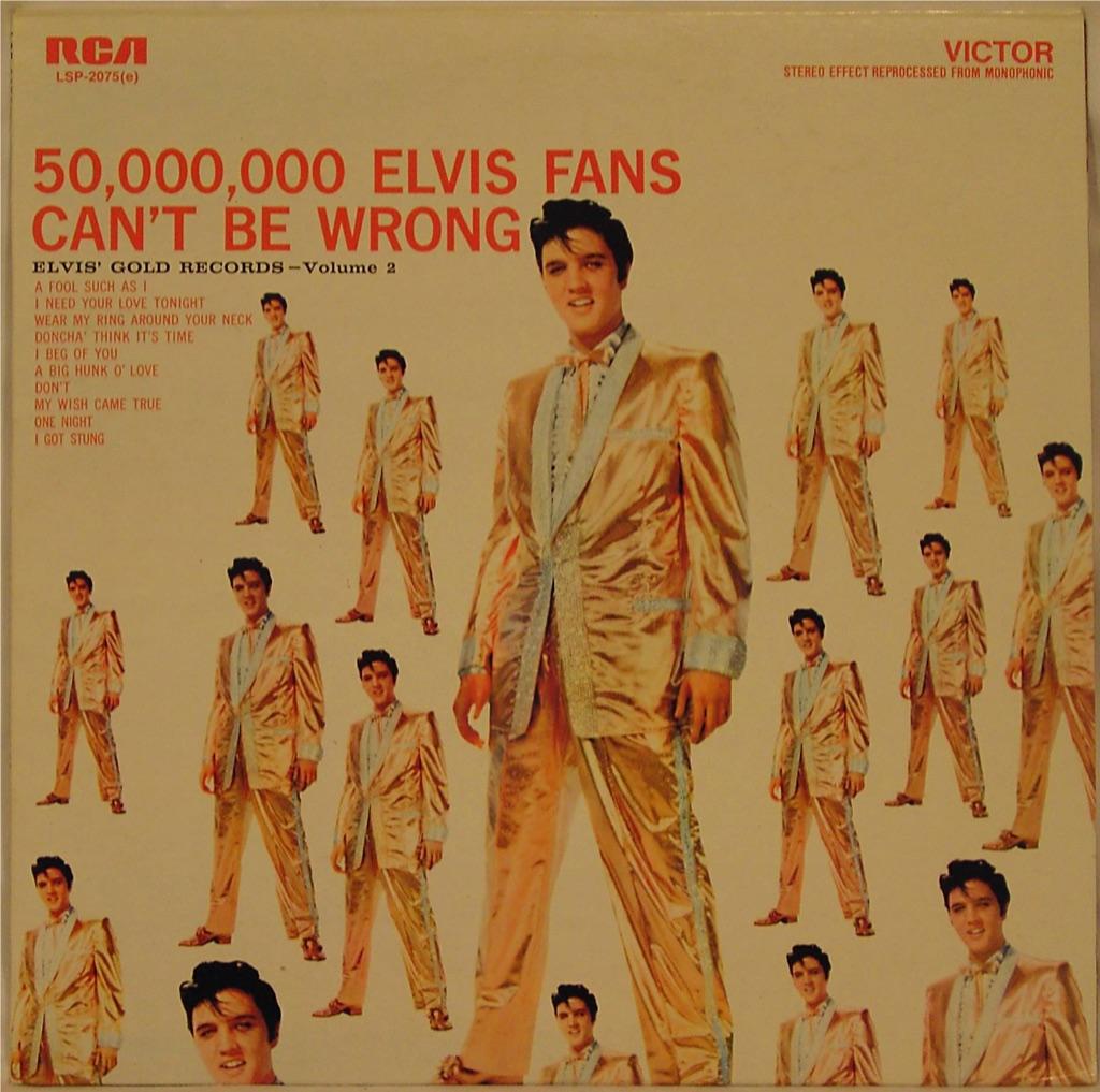 Elvis Presley.Elvis Golden records vol 2., Ophalen of Verzenden, Rock-'n-Roll, Originele persing, 12 inch