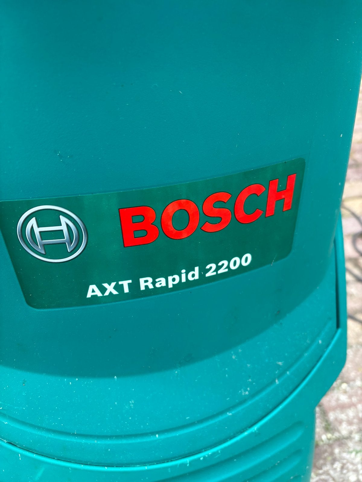 Bosch AXT Rapid / AXT 2000 hakselaar, Tuin en Terras, Ophalen, Zo goed als nieuw, Elektrisch, Met opvangzak