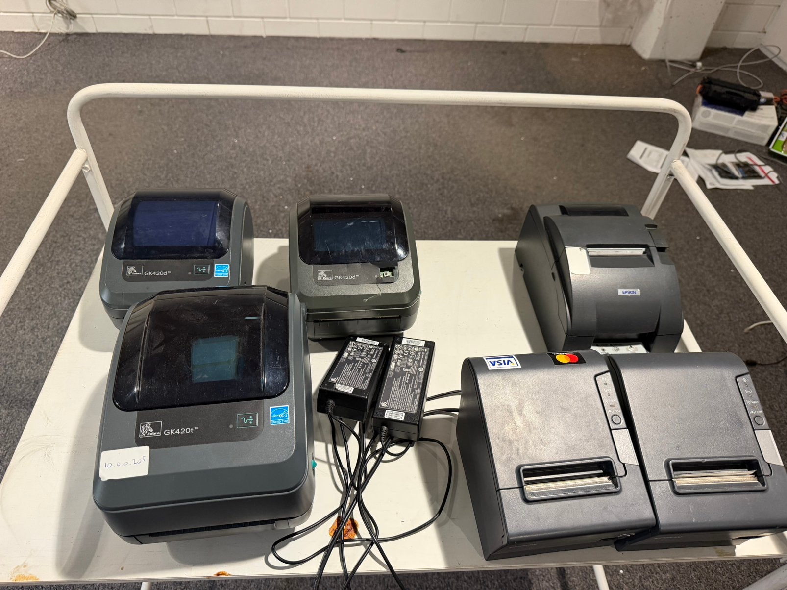 6 x Diverse Zebra en Epson printers te koop, Computers en Software, Zwart-en-wit printen, Gebruikt, Printer, Ophalen of Verzenden