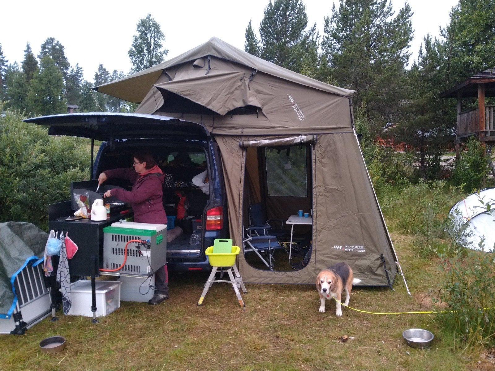 Ondertent voor Dare to be Different 140L daktent, Ophalen of Verzenden